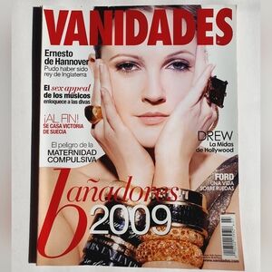 Vanidades Magazine March 24, 2009 - Drew Barrymore- Ernesto de Hannover -Spanish